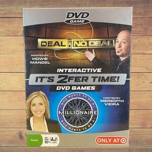 Deal Or No Deal & Who Wants To Be A Millionaire 2 For 1 Interactive DVD Games